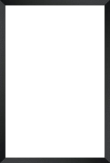 Black frame with a white center