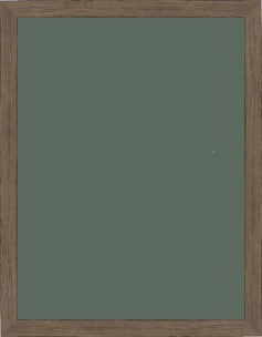 Blank green chalkboard with a wooden frame