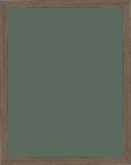 Green chalkboard with a wooden frame