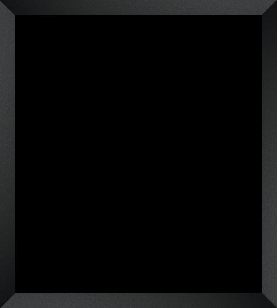 A completely black square with a thin, dark gray border framing it. The image is minimalistic and conveys a sense of emptiness or void.