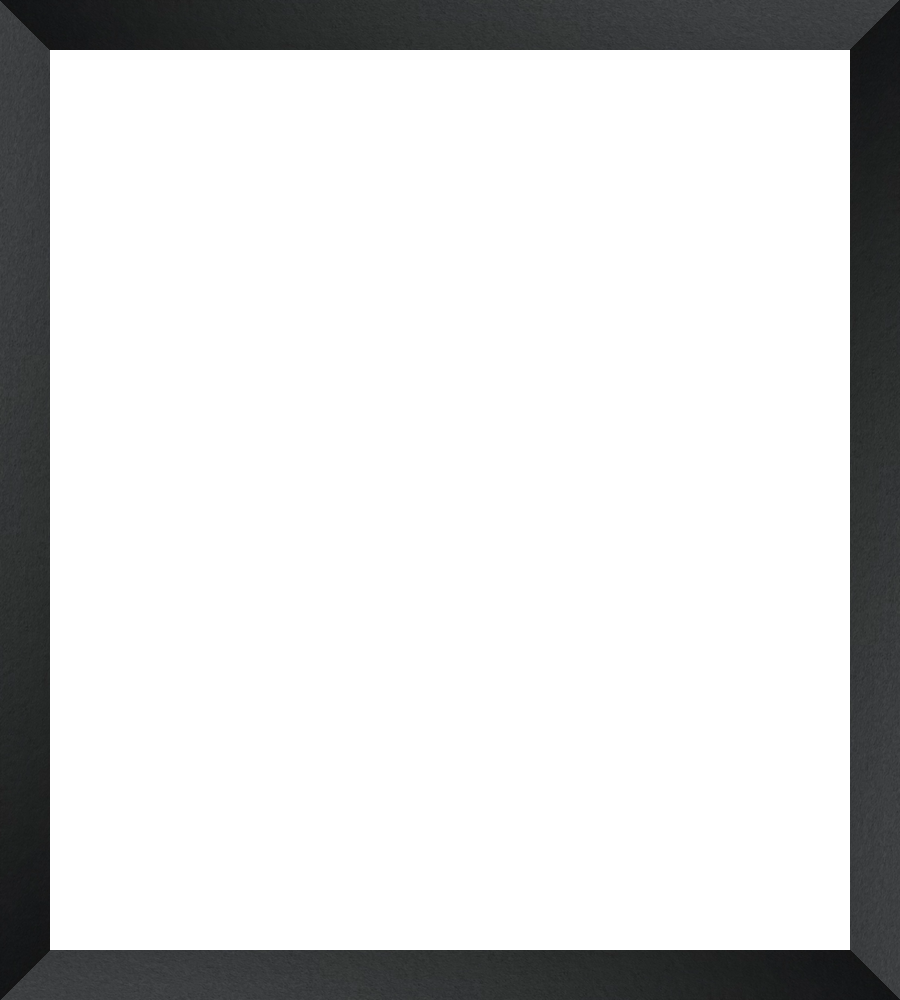 A completely black square with a thin, dark gray border framing it. The image is minimalistic and conveys a sense of emptiness or void.